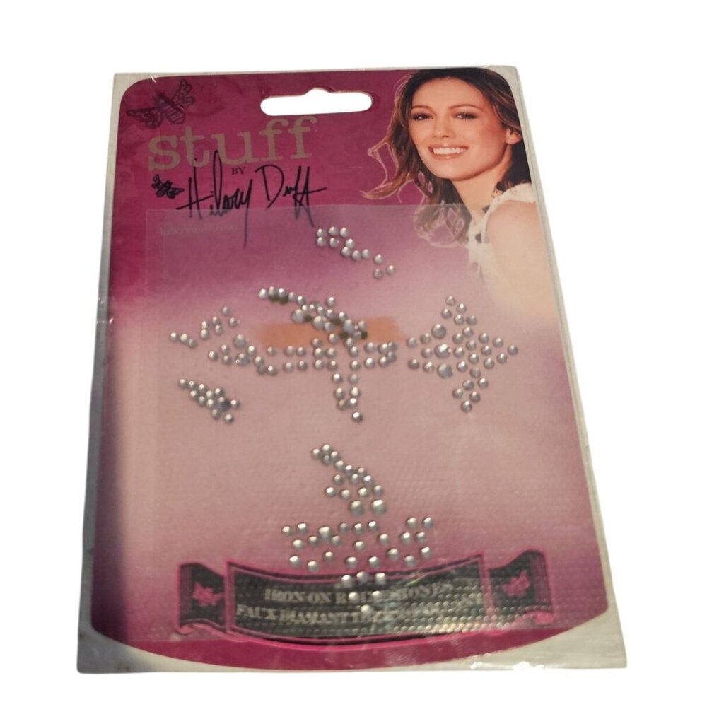 Stuff By Hilary Duff Iron-On Rhinestone Transfer 2007 New Sealed SEE DESCRIPT
